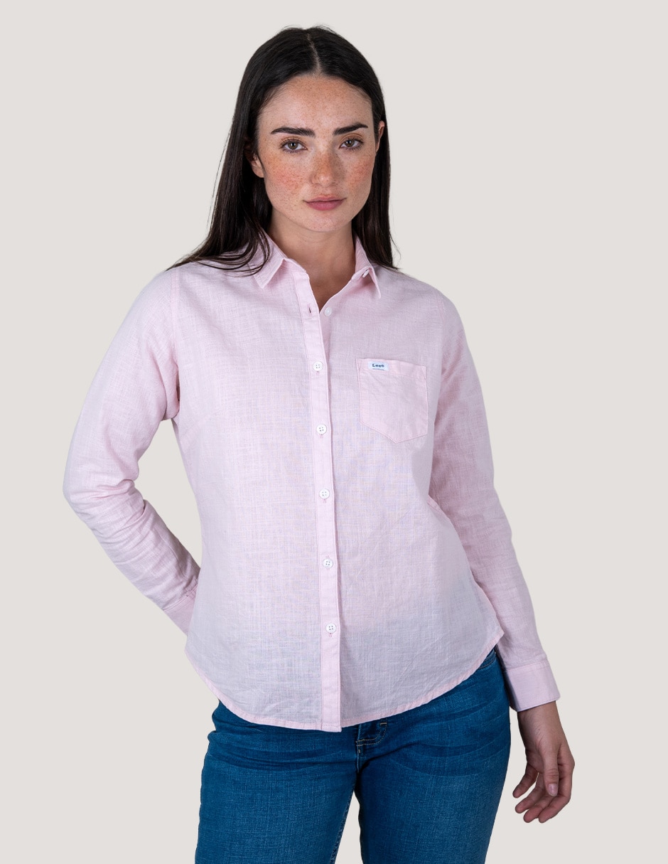 Blusa manga larga para mujer