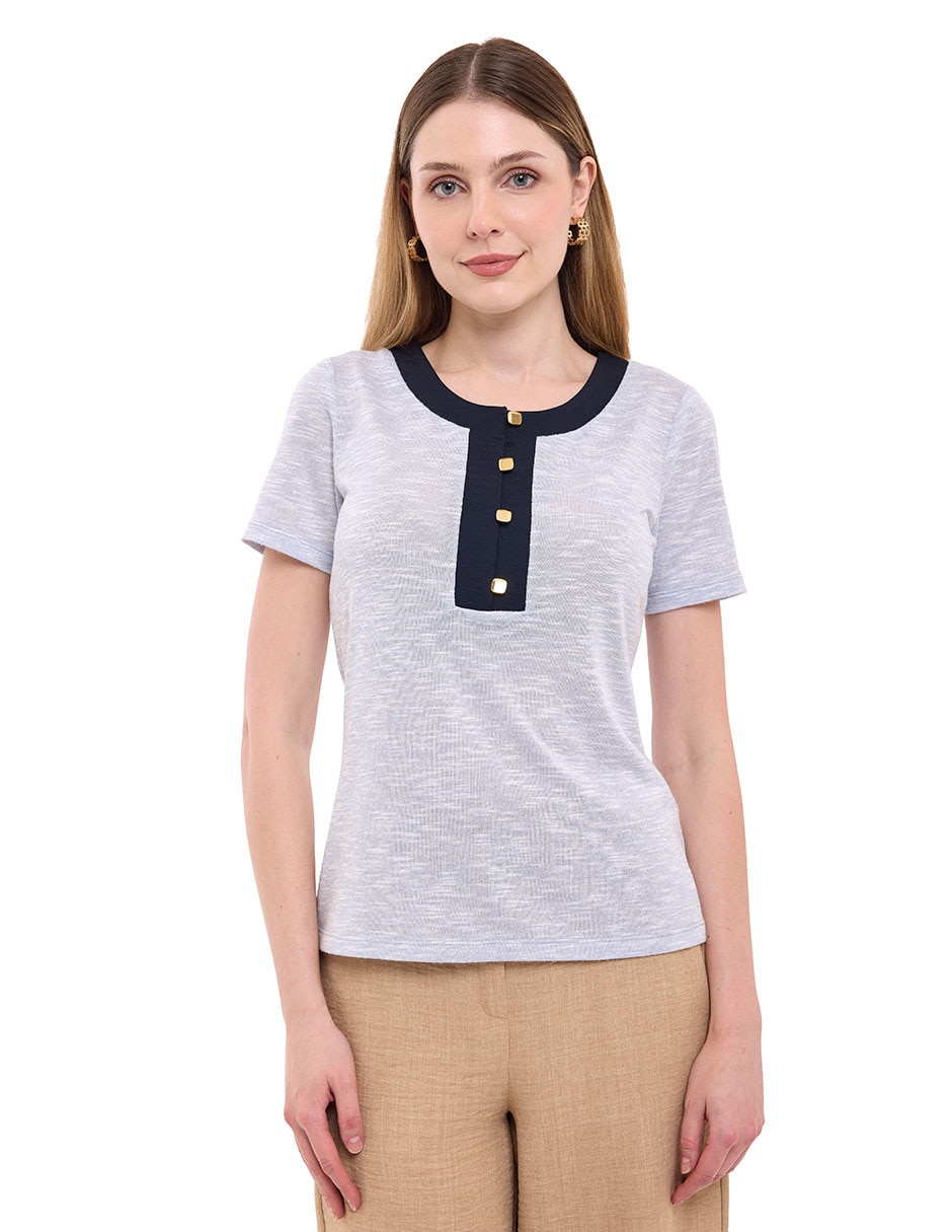 Blusa manga corta para mujer Blusa manga corta para mujer