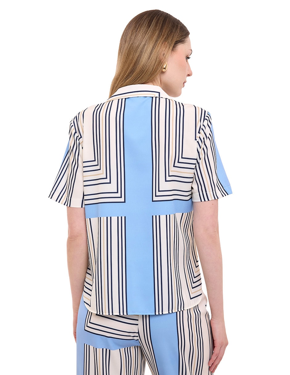 Blusa manga corta para mujer 2