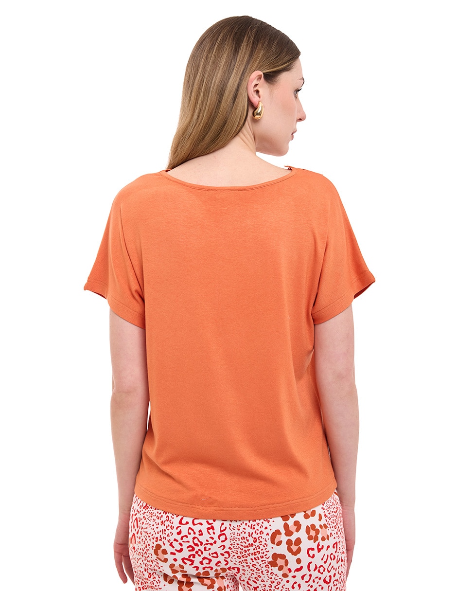 Blusa manga corta para mujer 2