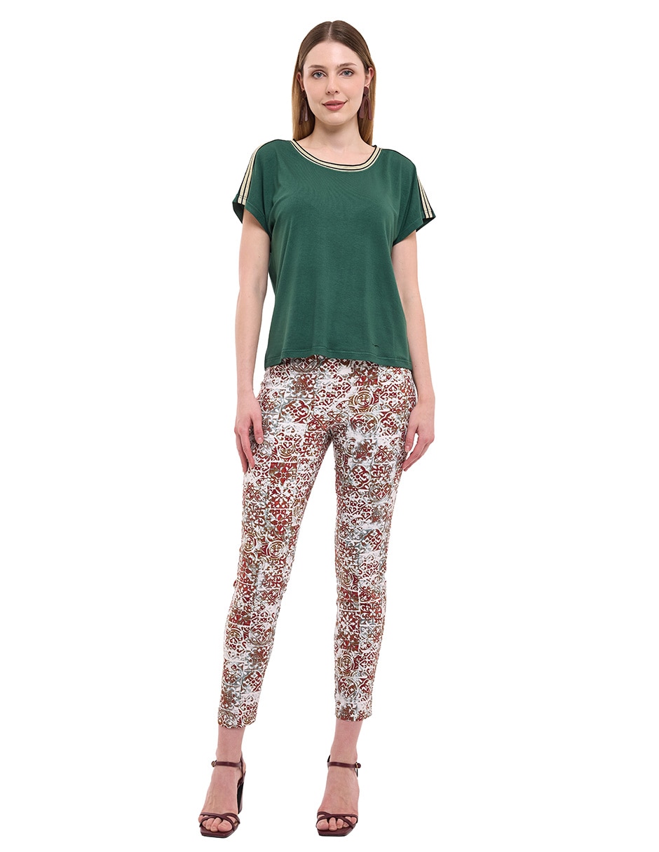 Blusa manga corta para mujer 3