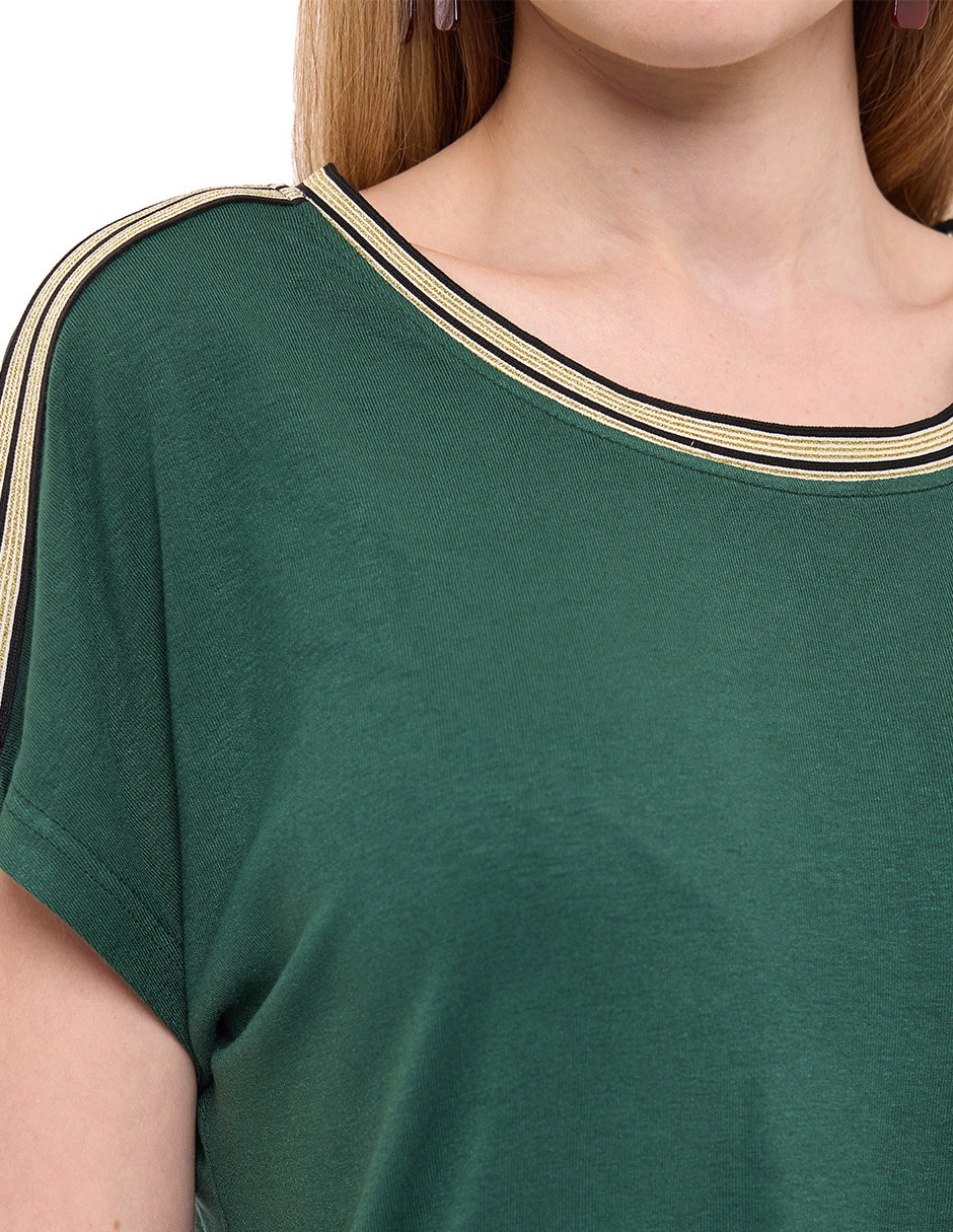 Blusa manga corta para mujer 4