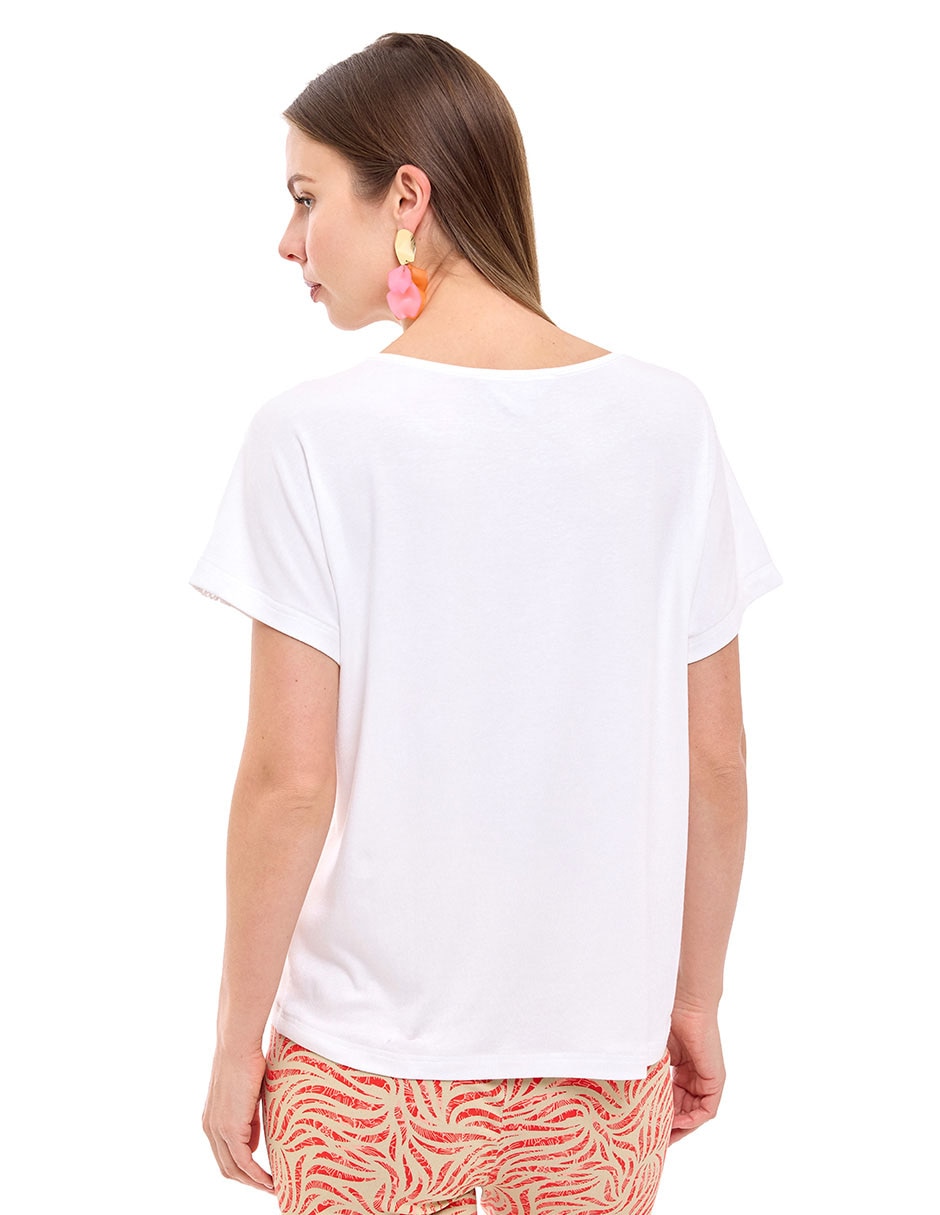 Blusa manga corta para mujer 2