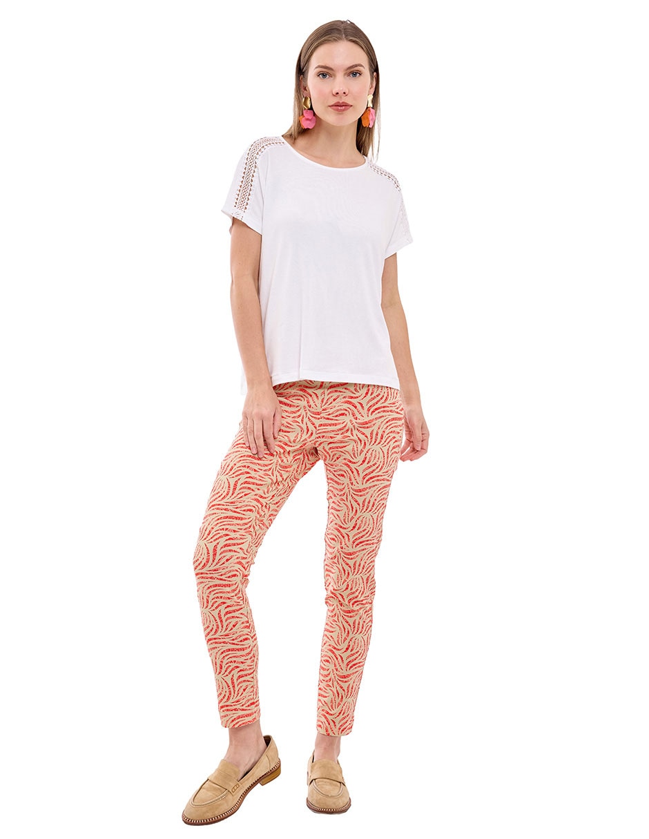 Blusa manga corta para mujer 3