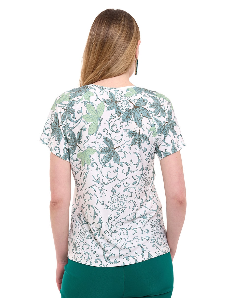 Blusa manga corta para mujer 2