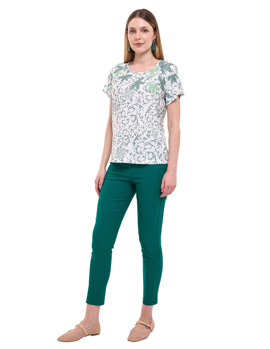 Blusa manga corta para mujer 3