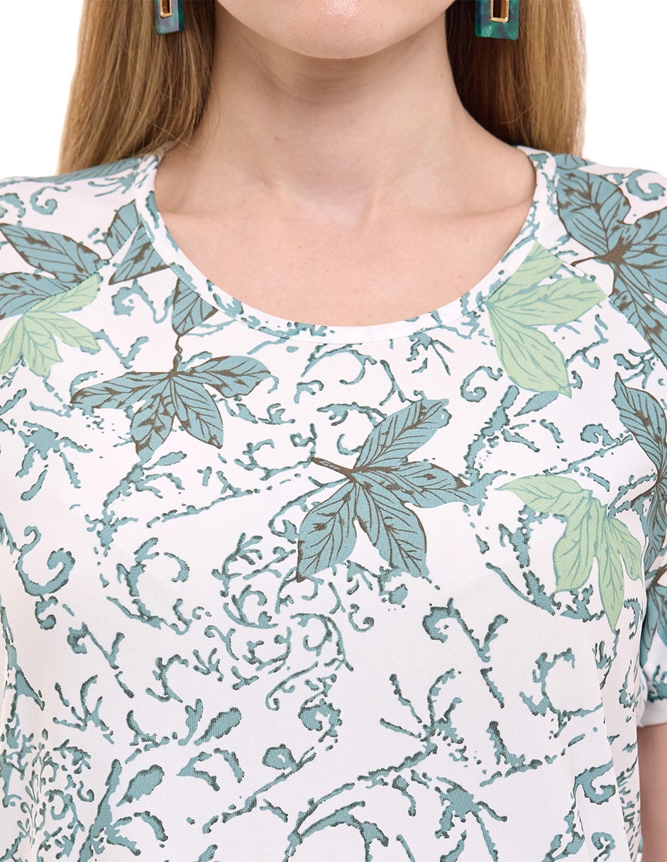 Blusa manga corta para mujer 4