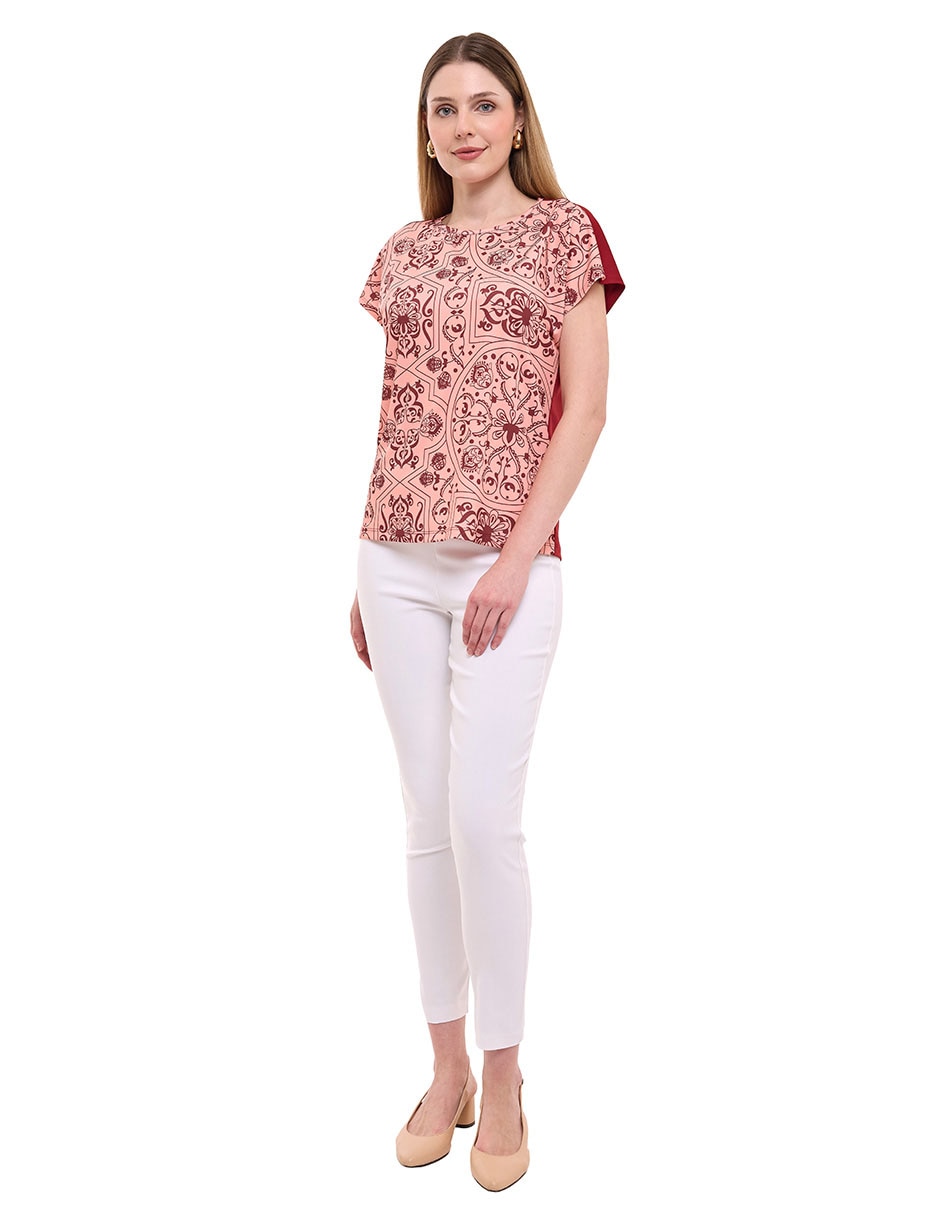 Blusa manga corta para mujer 3
