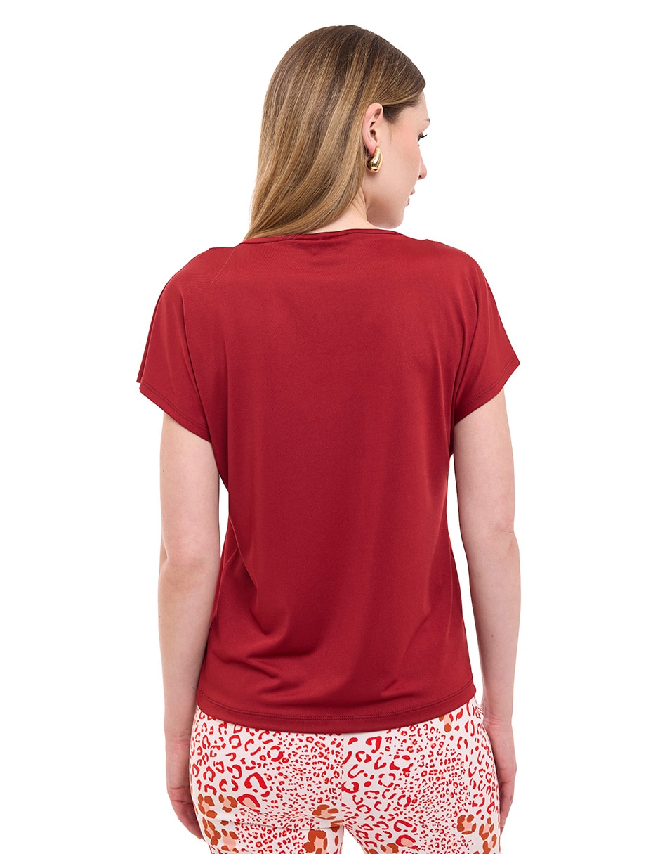 Blusa manga corta para mujer 2