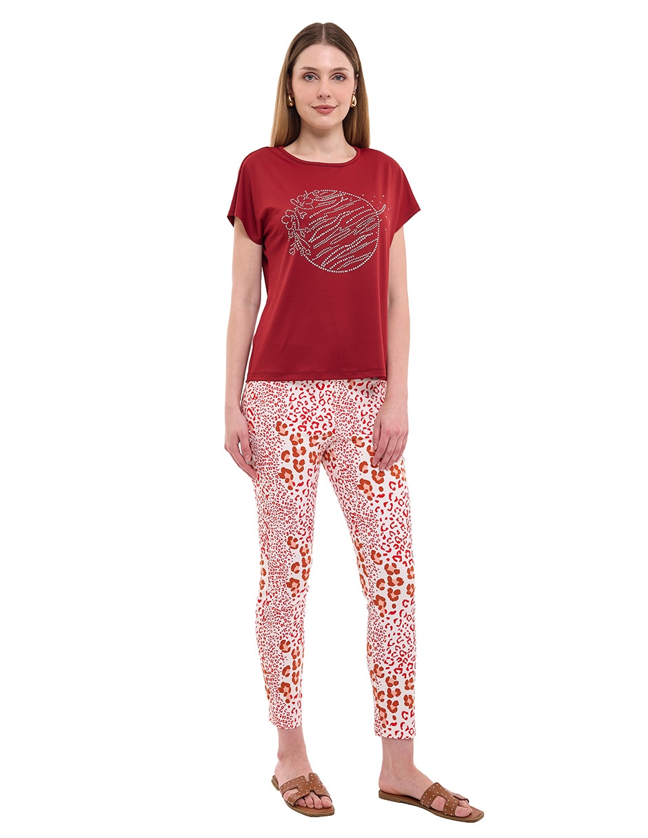 Blusa manga corta para mujer 3