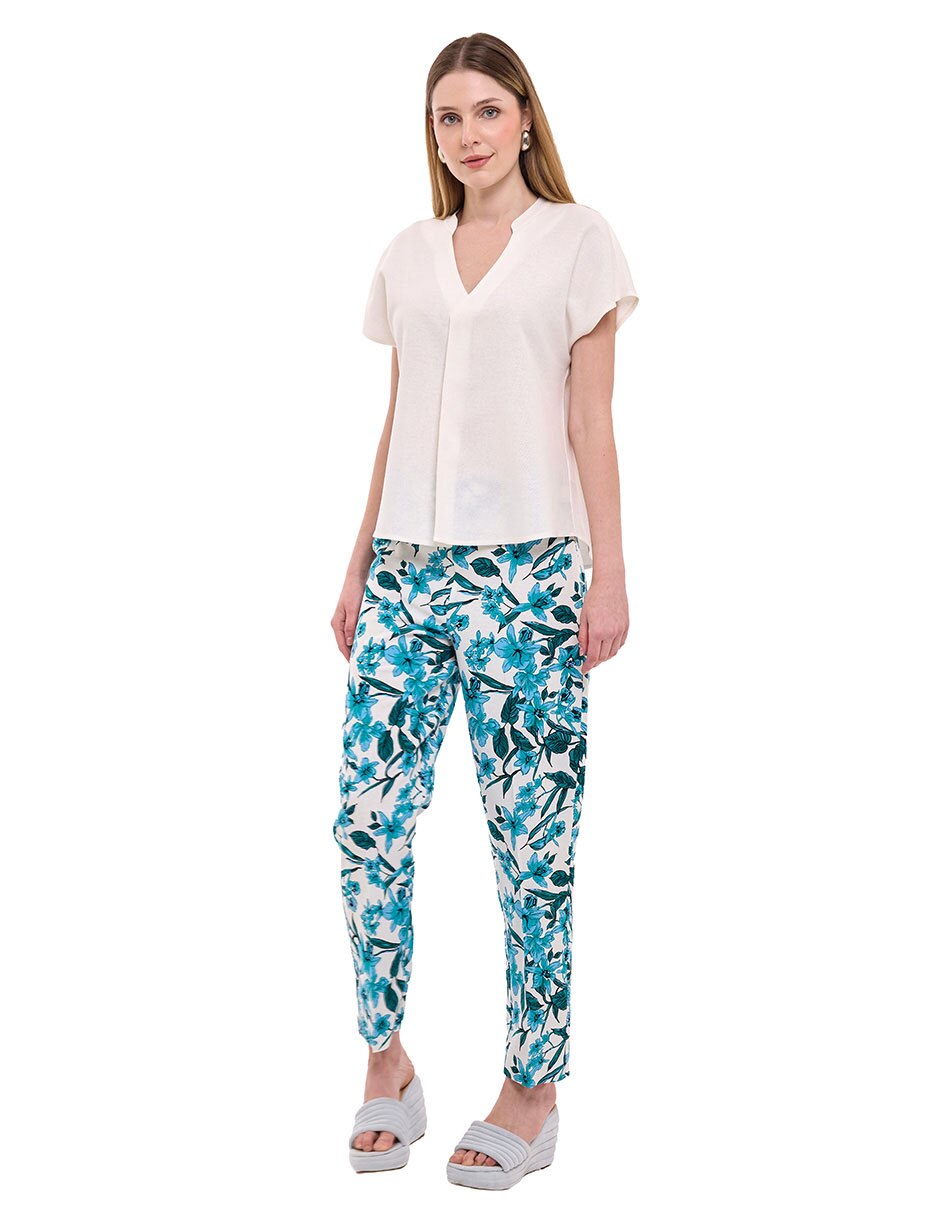 Blusa manga corta para mujer 3