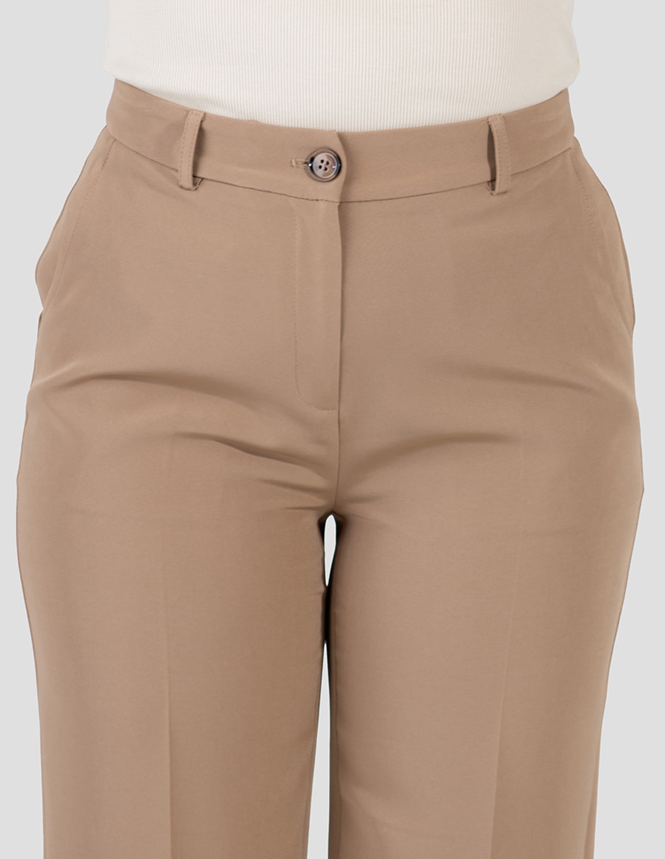 Pantalón de vestir amplio para mujer 2