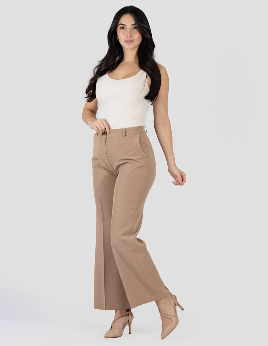 Pantalón de vestir amplio para mujer 3