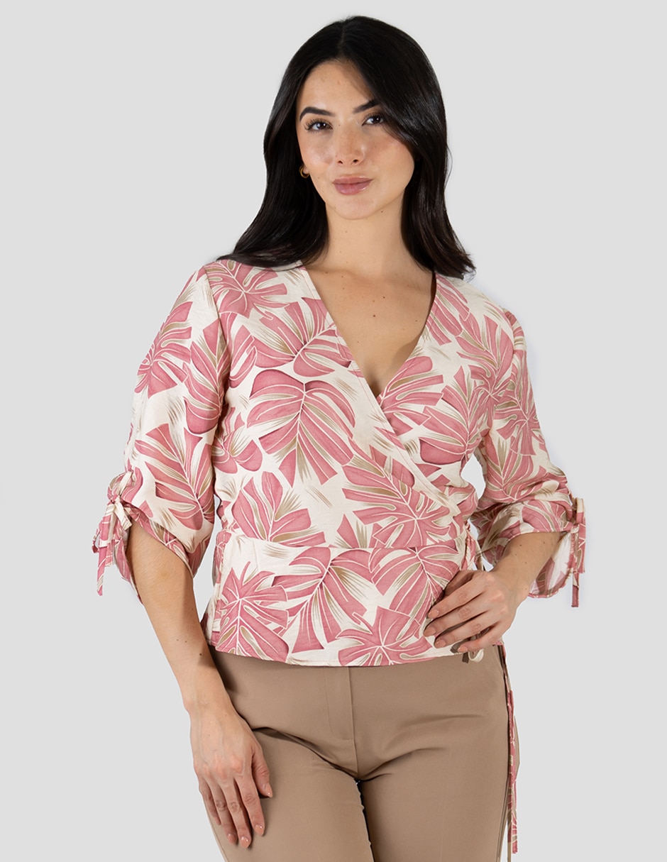 Blusa manga 3/4 para mujer